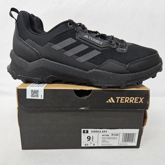 adidas Other - Adidas Terrex AX4 Hiking Shoes HP7388 Core Black Carbon Grey Four Men's Size 9.5